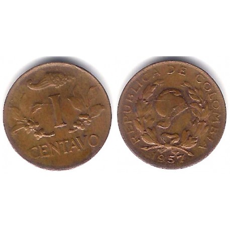 (205) Colombia. 1957. 1 Centavo (MBC+)