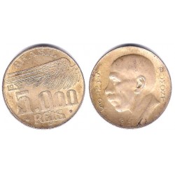 (543) Brasil. 1936. 5000 Reis (MBC+) (Plata)