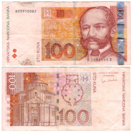 (41a) Croacia. 2002. 100 Kuna (MBC)