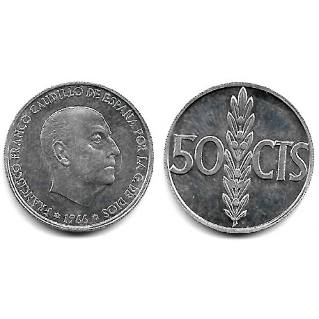 Estado Español. 1966*(19-73). 50 Céntimos (SC)