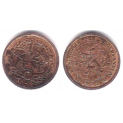 (138) Países Bajos. 1922. ½ Cent (MBC-)