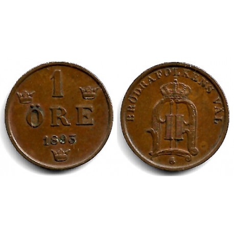 (750) Suecia. 1893. 1 Ore (BC+)