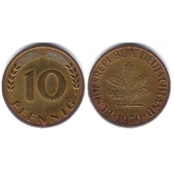 (108) Alemania. 1970(G). 10 Pfennig (MBC)