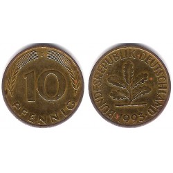 (108) Alemania. 1993(D). 10 Pfennig (MBC+)