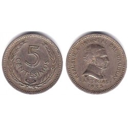 (34) Uruguay. 1953. 5 Centesimos (MBC)