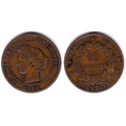 (815.1) Francia. 1896A. 10 Centimes (BC+)