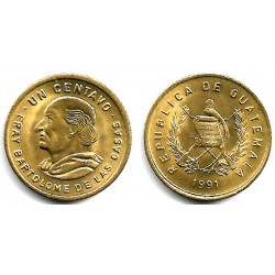 (275.3) Guatemala. 1991. 1 Centavo (SC)