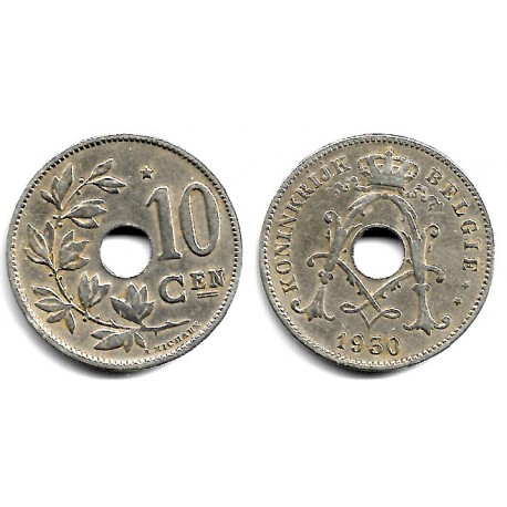 (86) Bélgica. 1930. 10 Centimes (MBC)