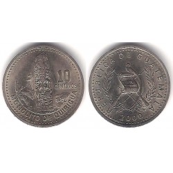 (277.6) Guatemala. 2000. 10 Centavos (MBC)