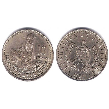 (277.5) Guatemala. 1990. 10 Centavos (MBC)