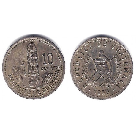 (277.5) Guatemala. 1988. 10 Centavos (MBC)