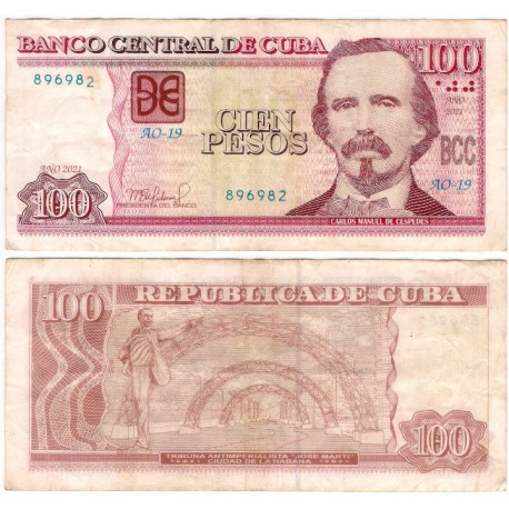 (129) Cuba. 2021. 100 Pesos (MBC)