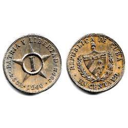 (9.2) Cuba. 1946. 1 Centavo (MBC)