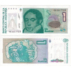 (323b) Argentina. 1985-89. 1 Austral (SC)