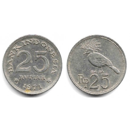 (34) Indonesia. 1971. 25 Rupiah (MBC-)