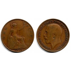 (810) Gran Bretaña. 1914. 1 Penny (BC)