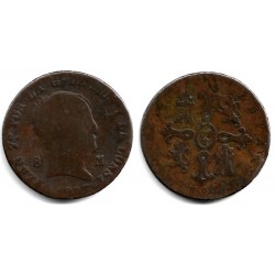 Fernando VII. 1823. 8 Maravedi (RC+) Ceca de Jubia