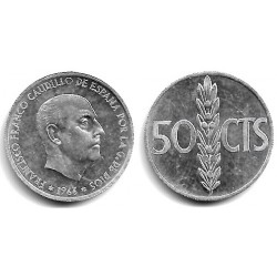 Estado Español. 1966*(19-71). 50 Céntimos (EBC+/SC-)