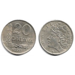 (579.2) Brasil. 1970. 20 Centavos (MBC)