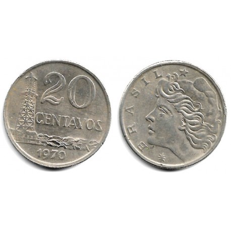 (579.2) Brasil. 1970. 20 Centavos (MBC)