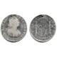 Carlos IV. 1796. 2 Reales (BC+/BC) (Plata) Ceca de Potosí PP. Soldadura en Plata