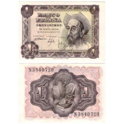 Estado Español. 1951. 1 Peseta (SC) Serie N