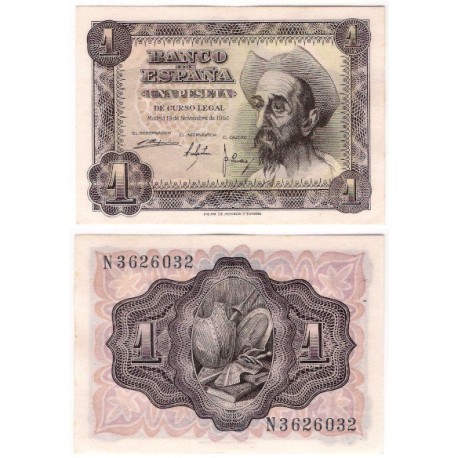 Estado Español. 1951. 1 Peseta (SC) Serie N