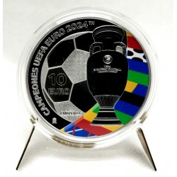 España. 2024. 10 Euro (Proof) (Plata) Selección Española. Campeones de Europa