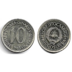 (89) Yugoslavia. 1983. 10 Dinara (EBC)