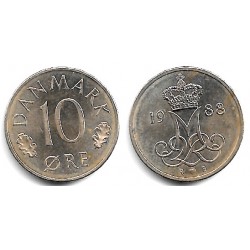 (860.3) Dinamarca. 1988. 10 Ore (EBC)