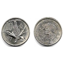 (434.1) Estados Unidos Mexicanos. 1977. 10 Centavos (EBC+)