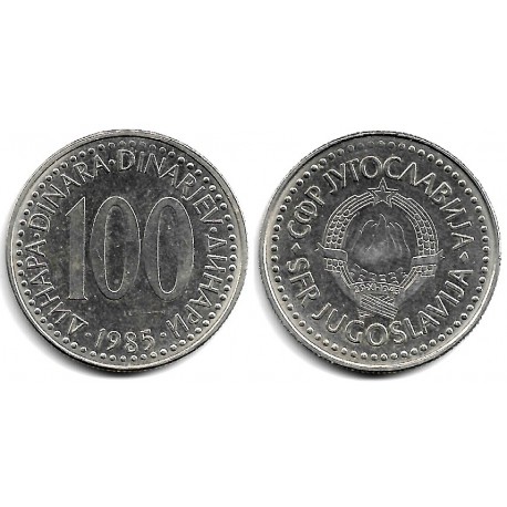 (114) Yugoslavia. 1985. 100 Dinara (EBC)