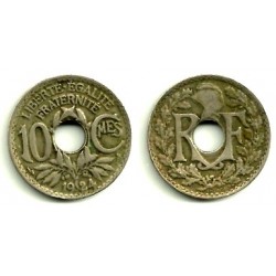 (866a) Francia. 1924. 10 Centimes (MBC)