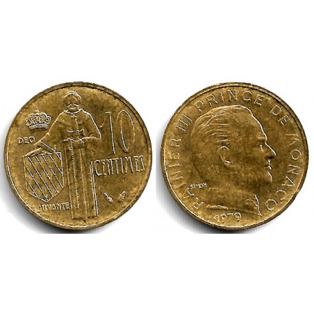 (142) Mónaco. 1979. 10 Centimes (EBC)