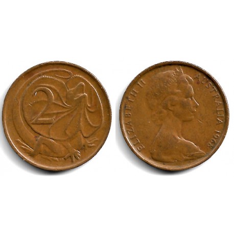 (63) Australia. 1968. 2 Cents (MBC)