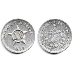 (35.1) Cuba. 1972. 20 Centavos (MBC+/EBC-)