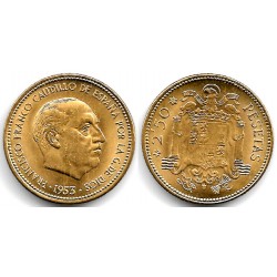 Estado Español. 1953*(19-56). 2½ Pesetas (SC)