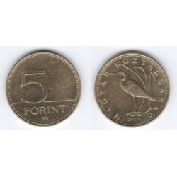 (694) Hungria. 2002. 5 Forint (MBC)