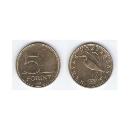 (694) Hungria. 2002. 5 Forint (MBC)