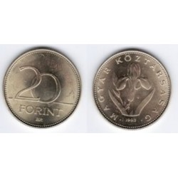 (696) Hungria. 1993. 20 Forint (SC)