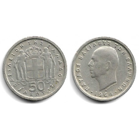 (80) Grecia. 1964. 50 Lepta (MBC)