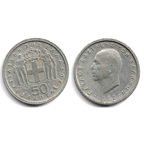 (80) Grecia. 1962. 50 Lepta (MBC)