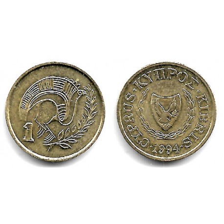 (53.3) Chipre. 1994. 1 Cent (SC)