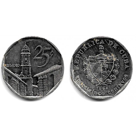 (577.1) Cuba. 1994. 25 Centavos (EBC-)