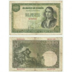 Estado Español. 1949. 1000 Pesetas (BC) Sin serie