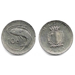 (96) Malta. 1991. 10 Cents (MBC)