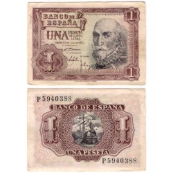 Estado Español. 1953. 1 Peseta (MBC+) Serie P