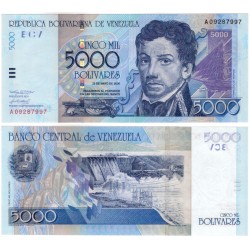 (84a) Venezuela. 2000. 5000 Bolivares (SC)