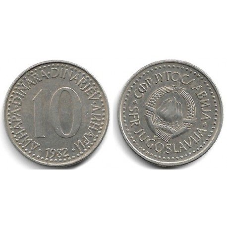 (89) Yugoslavia. 1982. 10 Dinara (MBC)