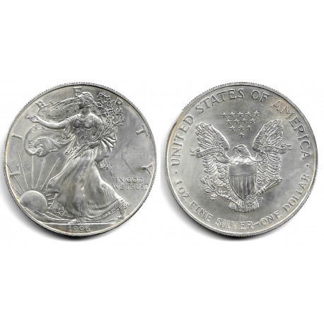 (273) Estados Unidos de América. 1996. 1 Dollar (EBC/EBC+) (Plata)